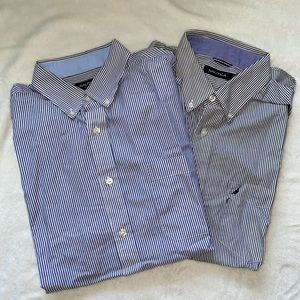 Nautical striped Button Down shirts BUNDLE